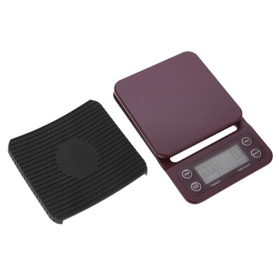 

3kg01g LCD Digital Electronic Jewelry Weighing Home Coffee Timer Scale