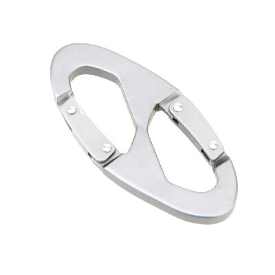 

Aluminum Alloy Figure 8 Mountaineering Buckle Snap Multifunctional Hang Buckle Carabiner Keyfob Hanging Keychain Hook Outdoor Acce