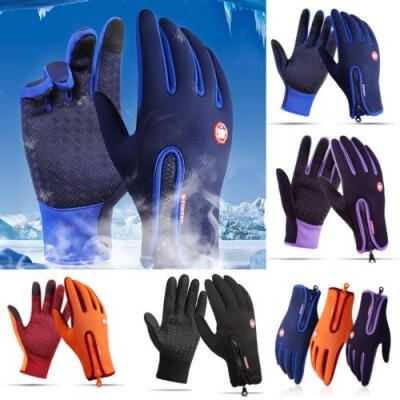 

Mens Womens Winter Touch Screen Windproof Waterproof Outdoor Driving Gloves