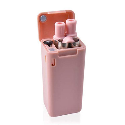 

Foldable Drinking Straw Collapsible Reusable Straws with Storage Box Travel Outdoor Household Home Kitchen Bar Accessories