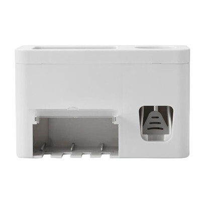 

Automatic Toothpaste Dispenser Wall Mounted Tooth Brush Holder Squeezer