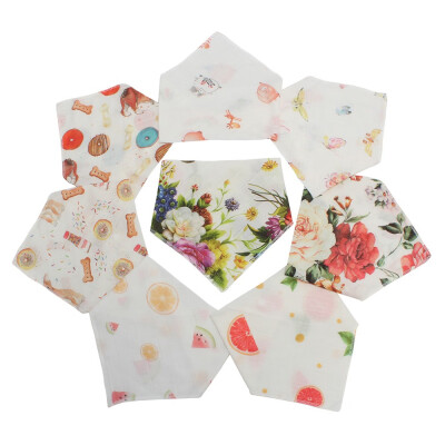 

CHILDRENS GANG triangle towel baby saliva towel scarf turban cotton gauze 4349