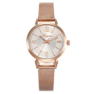 

Women Watches Simple Scale Dial Ladies Quartz Wristwatch Personality Mesh Strap Clock Fashion Dress Gift Zegarki Damskie