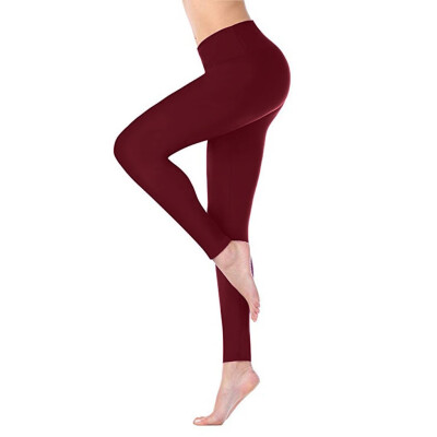 

Womens High Waist And Tight Fitness Yoga Pants Nude Hidden Pocket Yoga Pants