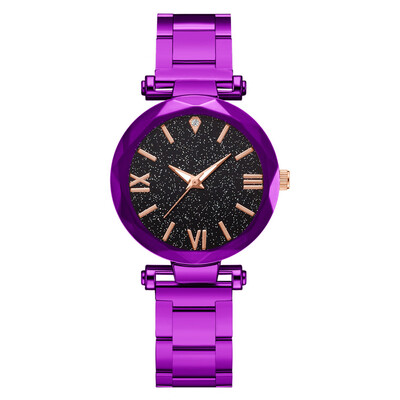 

Wish hot sale star bracelet watch Korean casual Roman scale quartz watch