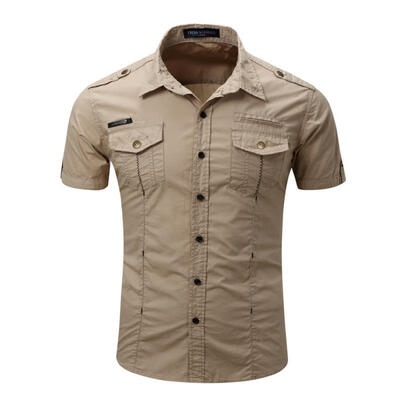 

Mens Casual Short Sleeve Shirt Button Down Work Shirts