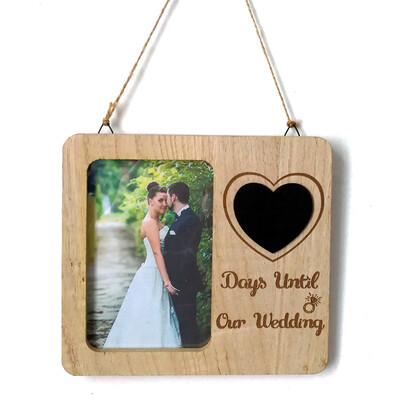 

Distressed Wooden Picture Frame Solid Wood Rustic Wall Hanging Decoration Photo Frame Engagement Anniversary Gifts 46