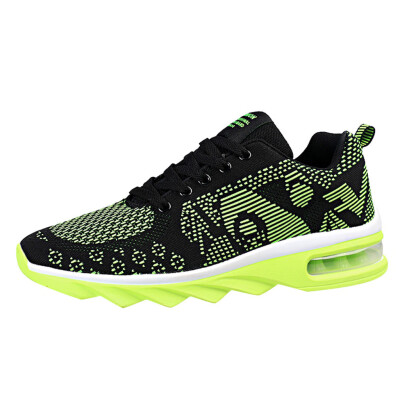 

2019 New Casual Shoes Men Breathable Autumn Summer Mens Fly Knit Breathable Cushion Sneakers Outdoor Ultra Light Shoes