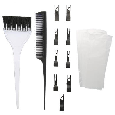 

Greensen Professional Hair Highlight Dye Tool Hairdressing Salon Coloring Paper Comb Set