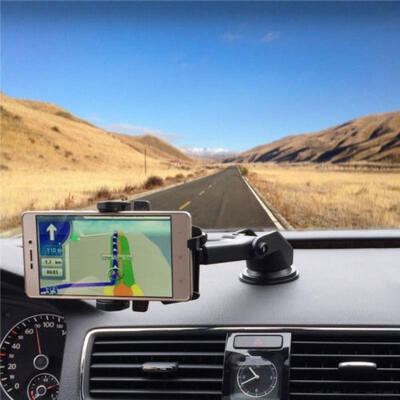 

Easy to use long rod retractable car sucker navigation mobile phone stand