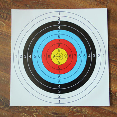 

10x Outdoor Archery Target Paper Face For Arrow Bow Shooting Hunting 606001cm