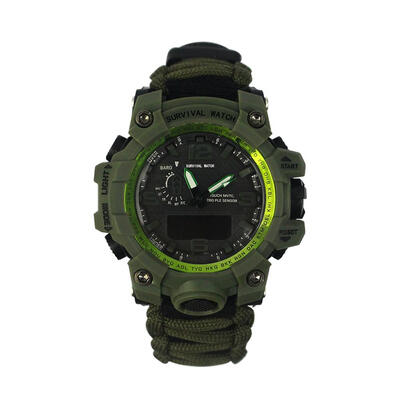 

Outdoor Multifunctional Survival Watch Hiking Night Vision Waterproof Watch