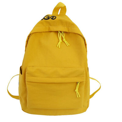 

Ins schoolbag female Korean version of high school students Chao brand campus simple nylon cloth fashion backpack double shoulder