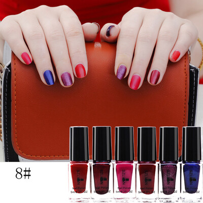 

Toponeto 6 Pcs Nail Polish Magic Mirror Effect Chrome Nail Art Polish Varnish