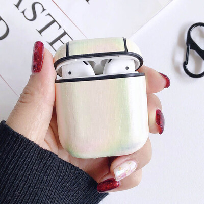 

Colorful Mosaic Silicone Case For Airpods Shockproof Waterproof Protective Cover Apple Airpods With Carabiner HookNo Airpods