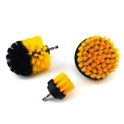 

3Pcs Power Scrubber Brush Set Drill Scrubber Cleaning Brush for Car Furniture Carpet
