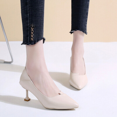 

Rose Womens Pointed Toe Non-Slip Shallow Mouth Shoes High Heels Pumps Single Shoes