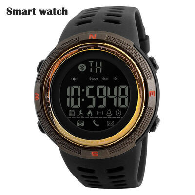 

SKMEI Fashion Mens Smart Watch Bluetooth Digital Sports Wrist Watch Waterproof