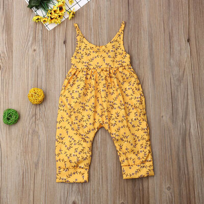 

Newborn Infant Kids Baby Girl Flower Summer Romper Jumpsuit Playsuit Clothes