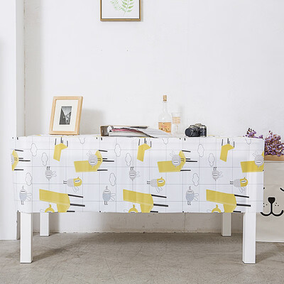 

Nordic style tablecloth coffee tablecloth easy to clean the living room table oil&antifouling anti-scalding PEVA tablecloth