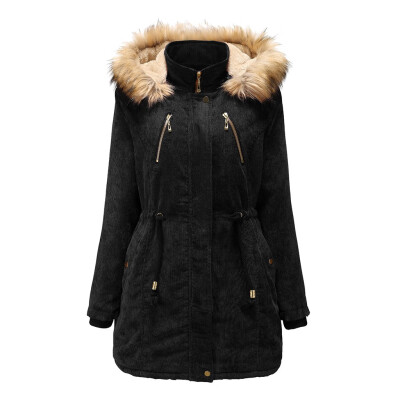 

Toponeto Fashion Womens Winter Jacket Hooded Warm Coat Long Sleeves Overcoat