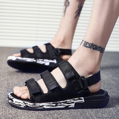 

Summer Vietnamese sandals mens fashionable soft sole Korean version of Baita Sports&Leisure Beach Shoes driving slippers