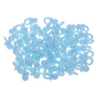 

50pcs Acrylic Baby Shower Favors Pacifiers Girl Boy Birthday Party Gift