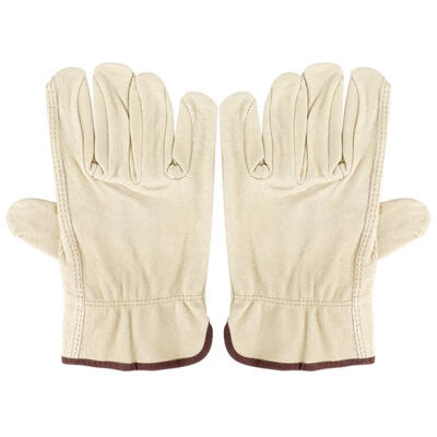 

Greensen Leather Thickened Gloves Working Protection Gloves Security Wear Resistant Garden Labor Gloves