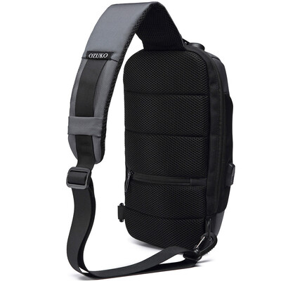 

Tailored OZUKO Mens Multi-function Messenger Bag Anti-theft Waterproof Travel Chest Bag