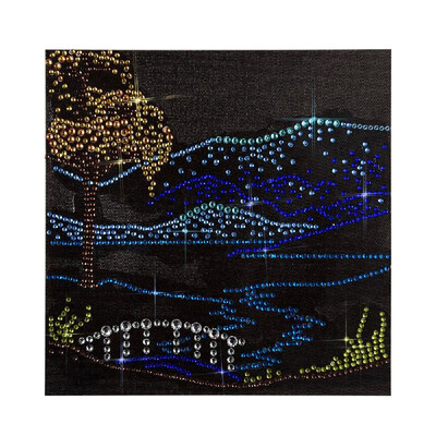 

Fluorescent Diamond Painting DIY Crystal Rhinestone Picture Diamond Embroidery Arts Craft for Home Wall Decor