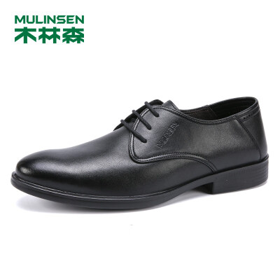 

Mulinsen MULINSEN business casual leather lace simple mens office dress shoes black 42 code SS97109