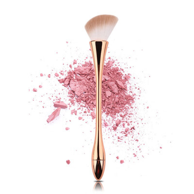 

1 PC Handle Makeup Brush Cosmetic Foundation Brushes Plastic Handle Blush Brush Eyeshadow Loose Powder Makeup Tool