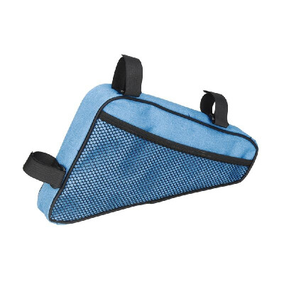 

B-SOUL bicycle bag triangle bag beam bag waterproof upper tube saddle bag mountain road bike riding large capacity blue