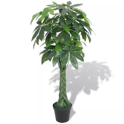 

Artificial Fortune Tree Plant with Pot 57" Green