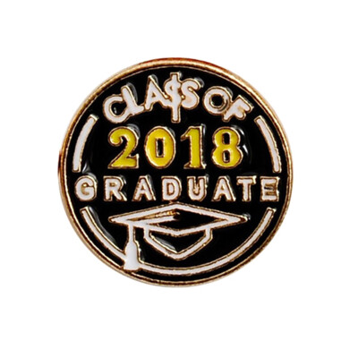 

2019 Fun Letter DIPLOMA GRADUATION GRADUATE BUTTON TIE LAPEL PIN BROOCH SKY