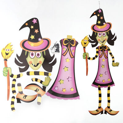 

1pcsset Halloween Paper Diy Pendant 3d Skeleton Zombie Vampire Ornament Funny Festive Party Supplies Wedding DIY Decoration