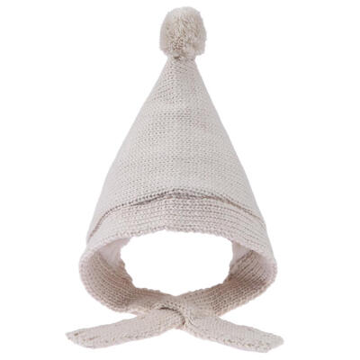 

Baby Winter Hat Elf Pattern Korean Warm Thickened Solid Color Knitted Cap