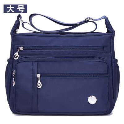 

Nylon Oxford cloth bag inclined backpack leisure shoulder bag canvas satchel female large capacity middle-aged&elderly mother