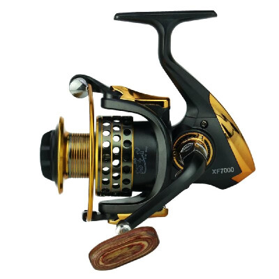 

131 Ball Bearings Spinning Fishing Reel Dual Brake System Smooth Metal Spool Left&Right Interchangeable Collapsible Rocking H