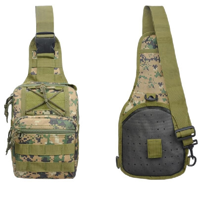 

Outdoor Sports Cycling Bag Waterproof Chest Waist Strap Bag Camouflage Tactics Shoulder Pouch Backpack