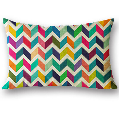 

Siaonvr Rectangle Cushion Cover Silk Throw Pillow Case Pillowcase