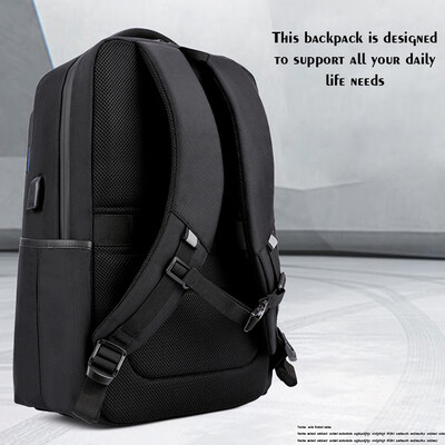 

ARCTIC HUNTER Leisure Male Business Backpack Nylon Waterproof College Men Student Schoolbag Computer Multifunctional Bag Travel US