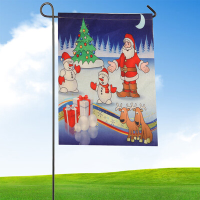 

〖Follure〗Garden Flag Indoor Outdoor Home Decor Christmas Flag A