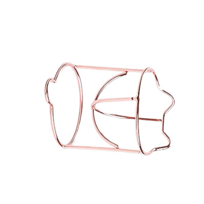 

Cat Shape Metal Empty Makeup Sponge Bracket Cosmetic Puff Display Stand Beauty Holder