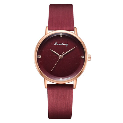 

Korean fashion student wrist watch wish hot sale ultra-thin belt quartz watch simple casual wind watch