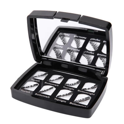 

8pcs 3D Magnetic False Eyelash Hair Extension with Mirror Makeup Accessory