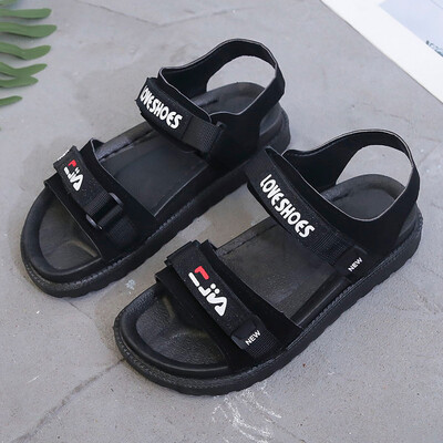 

Ins Tide Sports Fairy Sandals Female Summer Roman Students Joker Thick Bottom Sponge Cake Beach Womens Shoes