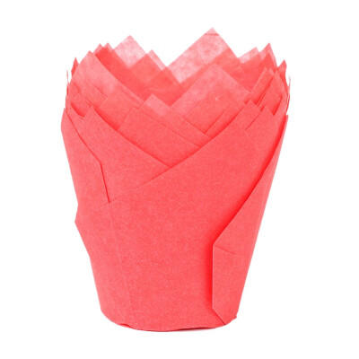 

DIY Baking Tool Oil Proof Heat Resistant Cake Paper Cup Tulip Cake Paper Cup Household Decoration