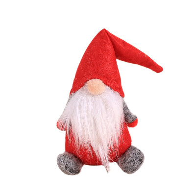 

Swedish Gnome Christmas Ornament Plush Tomte Doll Toy Tabletop Santa Holiday navidad Decoration Gift