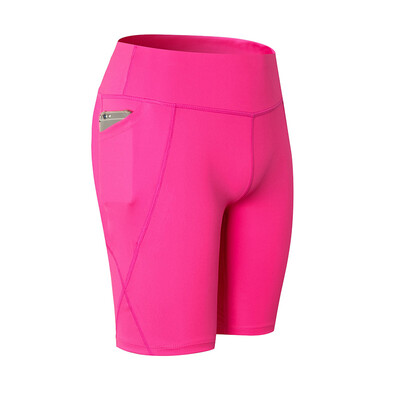 

Women Sport Yoga Shorts High Waist Stretch Fitness Gym Running Workout Bodycon Leggings Short Pants